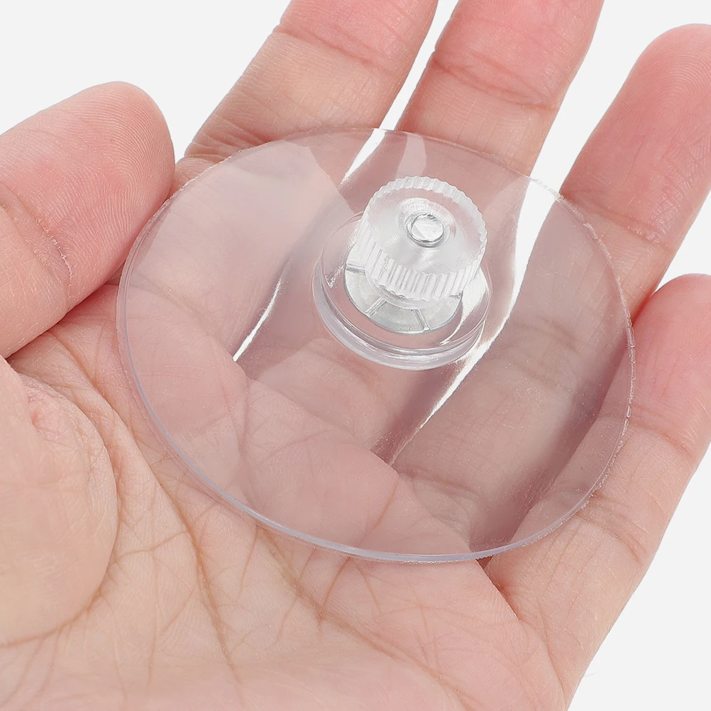 

8pcs Clear Plastic Sucker Pads Suction Holder Wall Hangers For Kitchen Bathroom Bedroom Tile Glass Stainless Steel No Damage Pvc