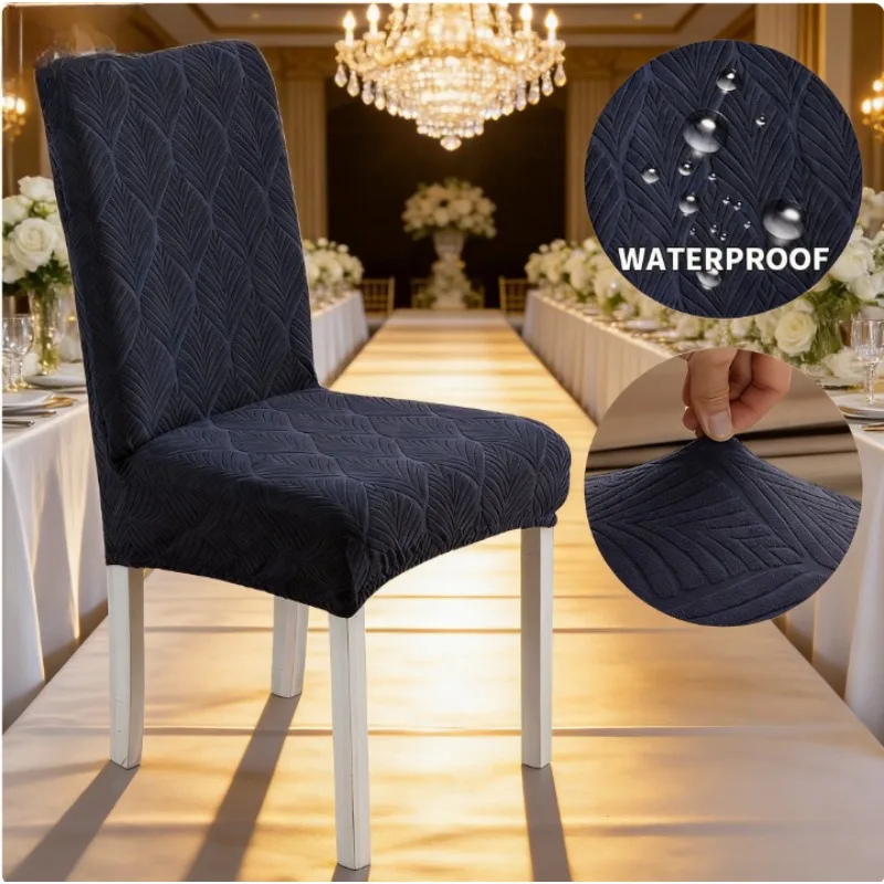 

Набор из 6 эластичных чехлов для стульев, защитные чехлы для сидений на свадьбу, банкет, в столовую, для кухни, патио, домашнего использования