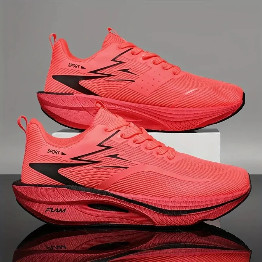 Men Sports Running Shoes Casual Marathon Breathable Lightweight Women's Comfortable Athletic Nonskid Walking Sneakers Outdoors