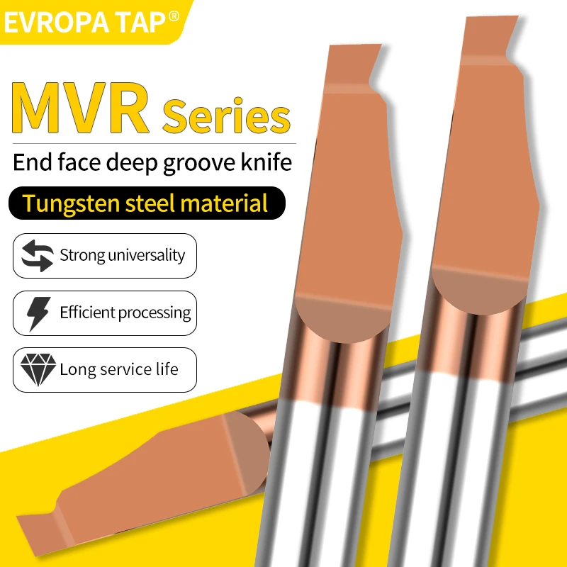 

EVROPA TAP 1PCS CNC Carbide Tungsten Steel Small Bore Boring Knife Mini MVR6 MVR8 Stainless Steel Aluminum Machining Centers