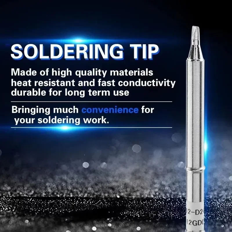 T12 سبيكة لحام تلميح T12 سلسلة سبيكة لحام تلميح T12-KU K D24 ILS J02 ل Hakko FX951 STC STM32 OLED محطة لحام لحام