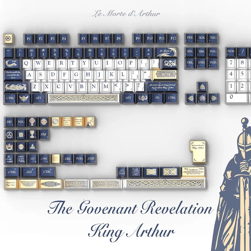 Covenant Revelation Theme Keycaps Set Customized PBT Sublimation Cherry Profile Keyboard Cap for Mechanical Keyboard Accessories
