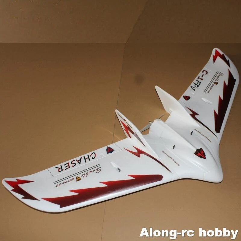 ALONG-RC Hobby C1 Chaser FPV Flying Wing 1.2m EPO Wing RC Airplane Model Foam Glider Remote Control Aircraft FPV Drone Flight