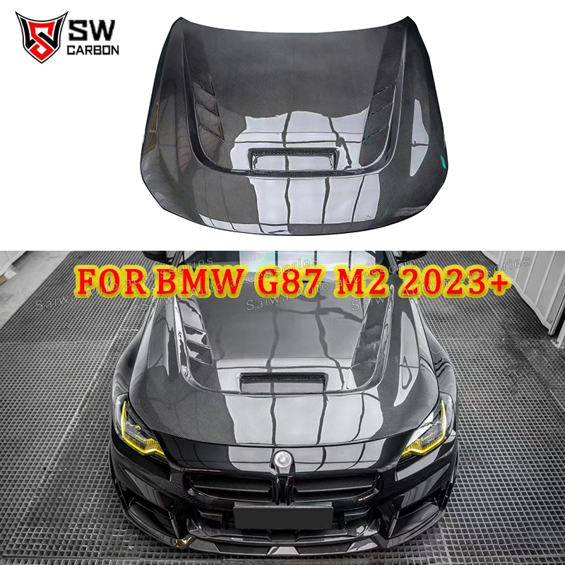 

Для BMW 2 серии G87 M2 G42 M420i AE Стиль Углеродное волокно Автомобильный передний капот Крышка двигателя Автомобильные аксессуары Комплект кузова