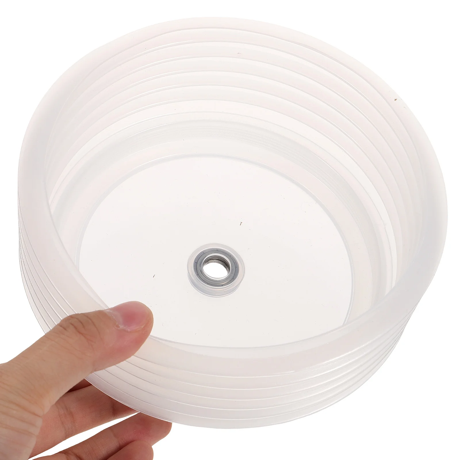 

Drill Dust Collector 125Mm Hole Saw Dust Bowl Transparent Bottom Easy Install Dirtproof For Recessed Lights Drilling Tool