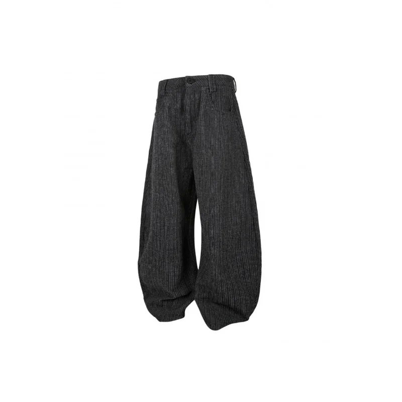 

EME Retro Striped Loose Casual Pants Cleanfit Commuter Versatile All-Season Wearable Dress Pants Long Pants Unisex