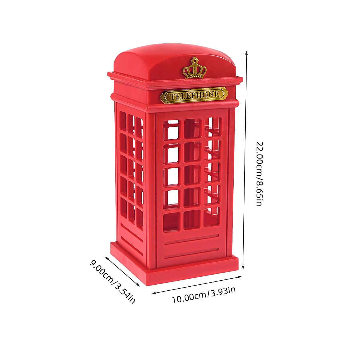 

Adjustable LED Night Light Desk Lamp Touch Control Brightness Telephone Booth Shape 3 Modes Eye Caring Small Night Lamp