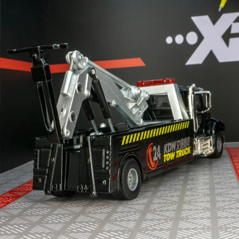 Nieuwe Legering Verkeer Road Rescue Auto Model Simulatie Diecast Metaal Techniek Trailer Truck Wrecker Kraan Auto Model Speelgoed Gift