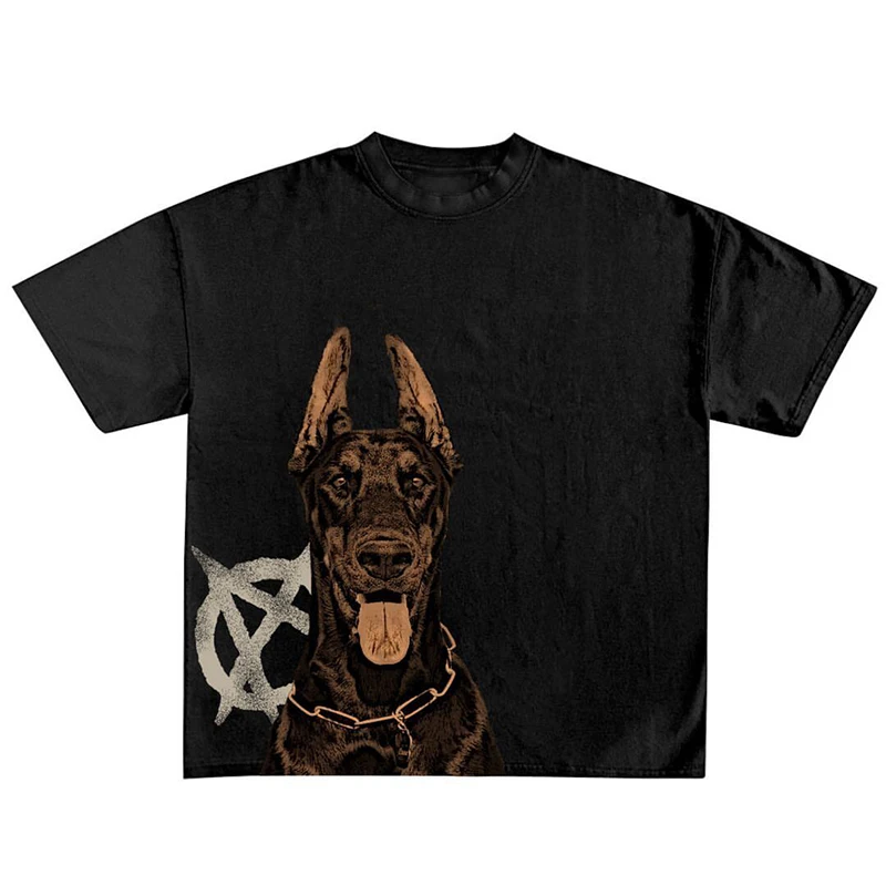 

Loose Fit Street Sle T-irt ex ort Sve Printed Tagkita Brand Casual Breathable Cotton Top for Couples