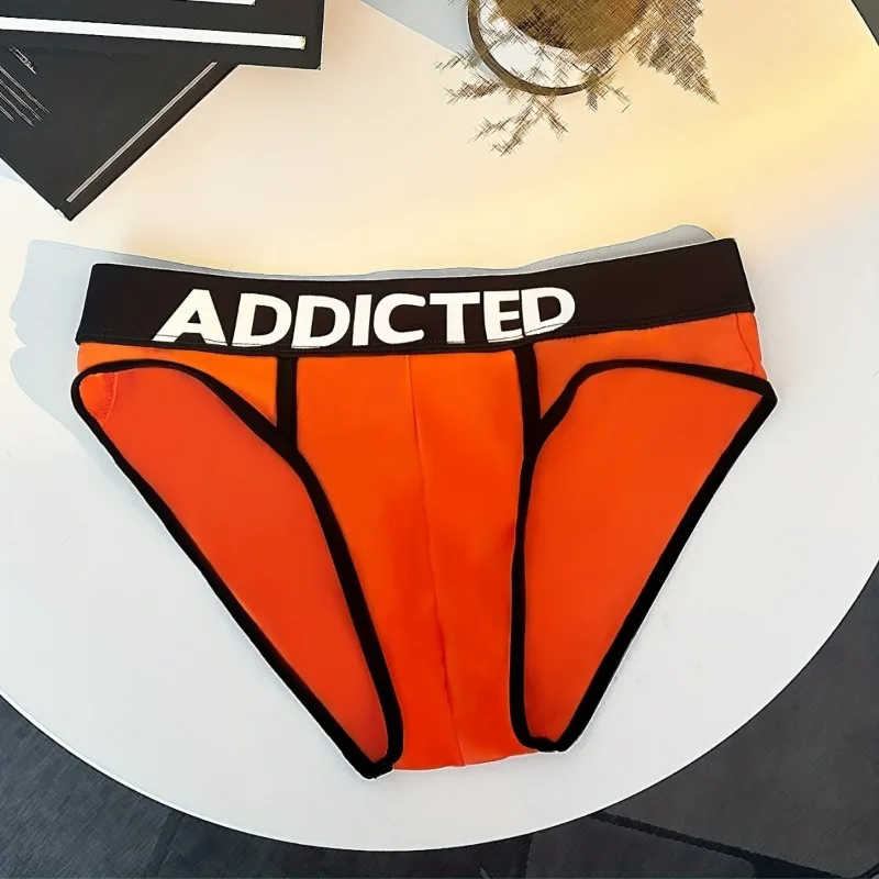 

, персонализированные и модные, новые сексуальные мужские треугольные плавки соответствующего цвета, плавки с широкой талией F4K216