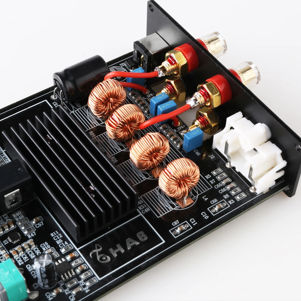 KGUSS HA6 TPA3116 MINI HIFI Class D مضخم رقمي 2.0 ستيريو 50 واط * 2 مضخم الصوت المنزلي