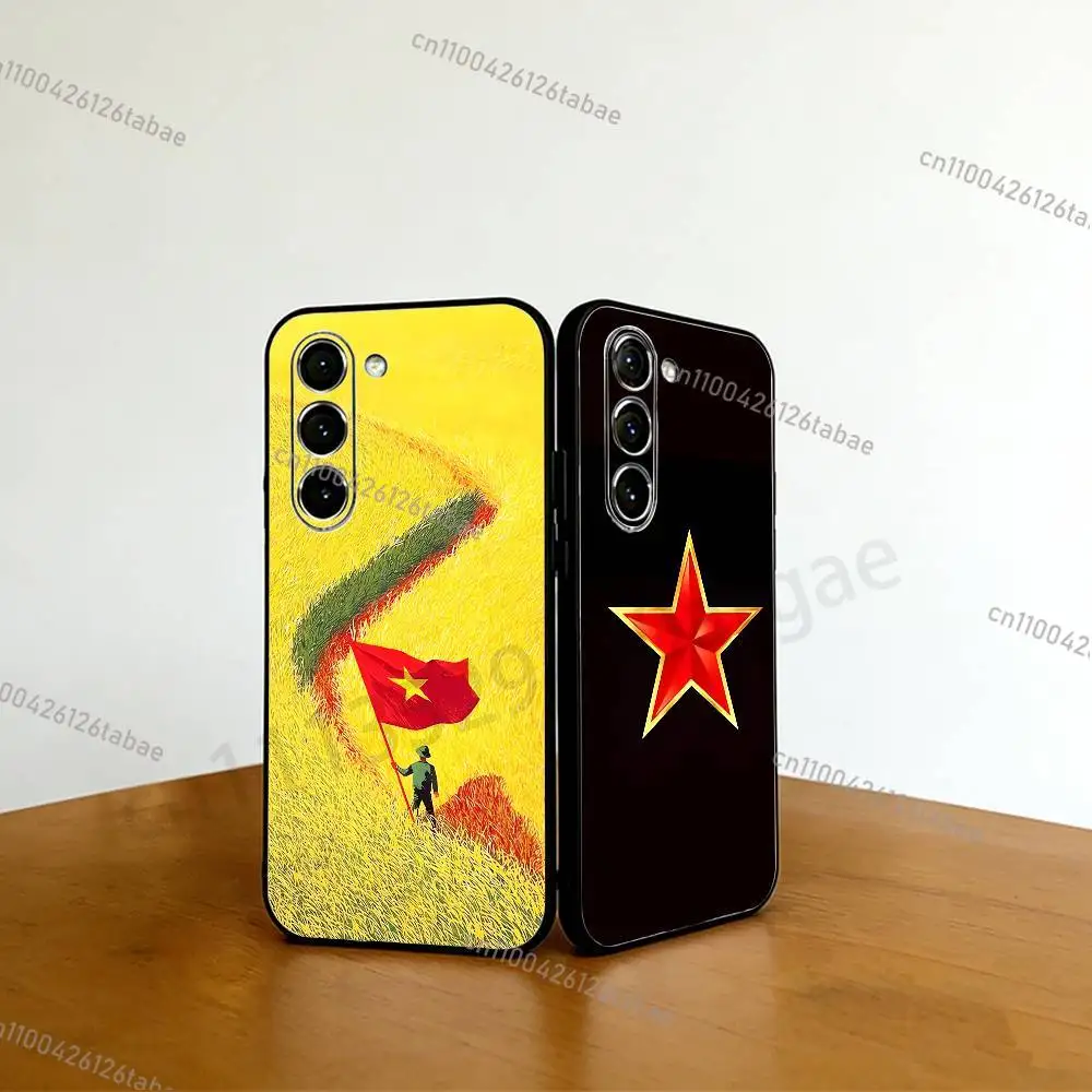 

Vietnam Phone case For Samsung Galaxy A53,51,72,73,31,30,42 Soft Silicone Black Cover