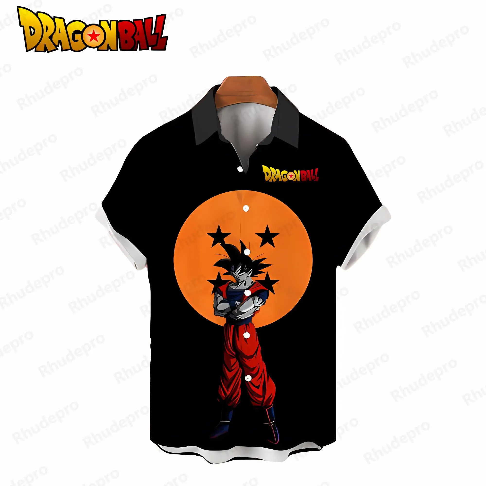 Dragon Ball Z Camicie da uomo Vegeta Camicia hawaiana Top Cool Summer Camicetta Streetwear Super Saiya Anime Moda 2024 Oversize