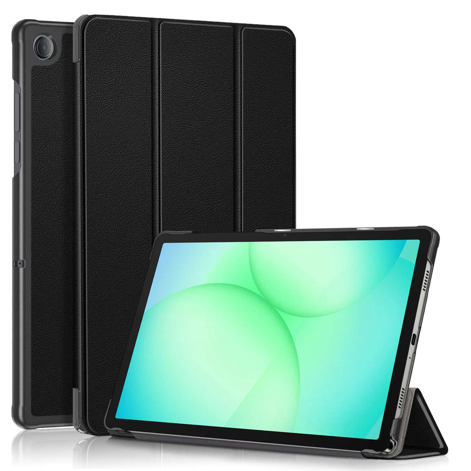 

Чехол для Samsung Galaxy Tab A11 Plus 2025/Galaxy Tab A9 Plus, 11-дюймовый чехол из искусственной кожи с откидной подставкой и тройной подставкой для планшетов SM-X230 SM-X210