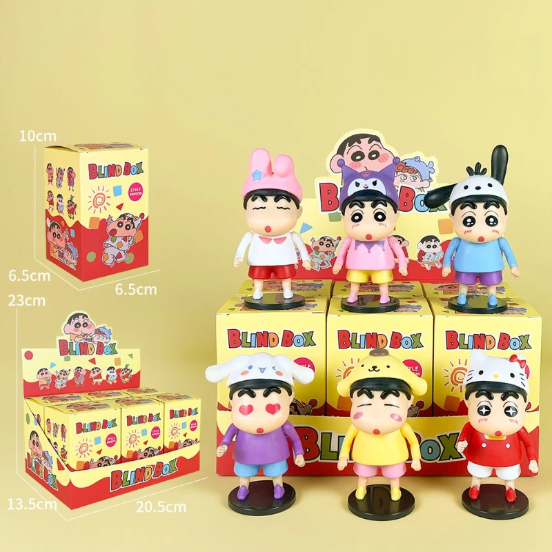 

Sanrio crayon Shinsuke hand-made anime Nohara Shinsuke blind box decoration doll model cartoon girl emotion play blind box toys