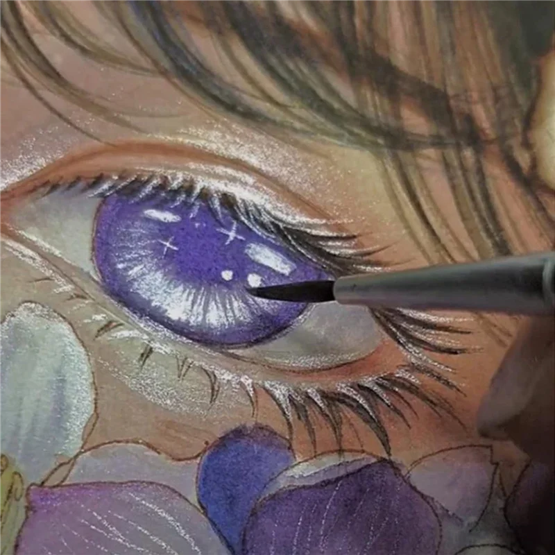 3X20 цветов набор акварельных красок, набор металлических акварельных красок, блестящая коробка для акварельных красок, (1 мл-A)