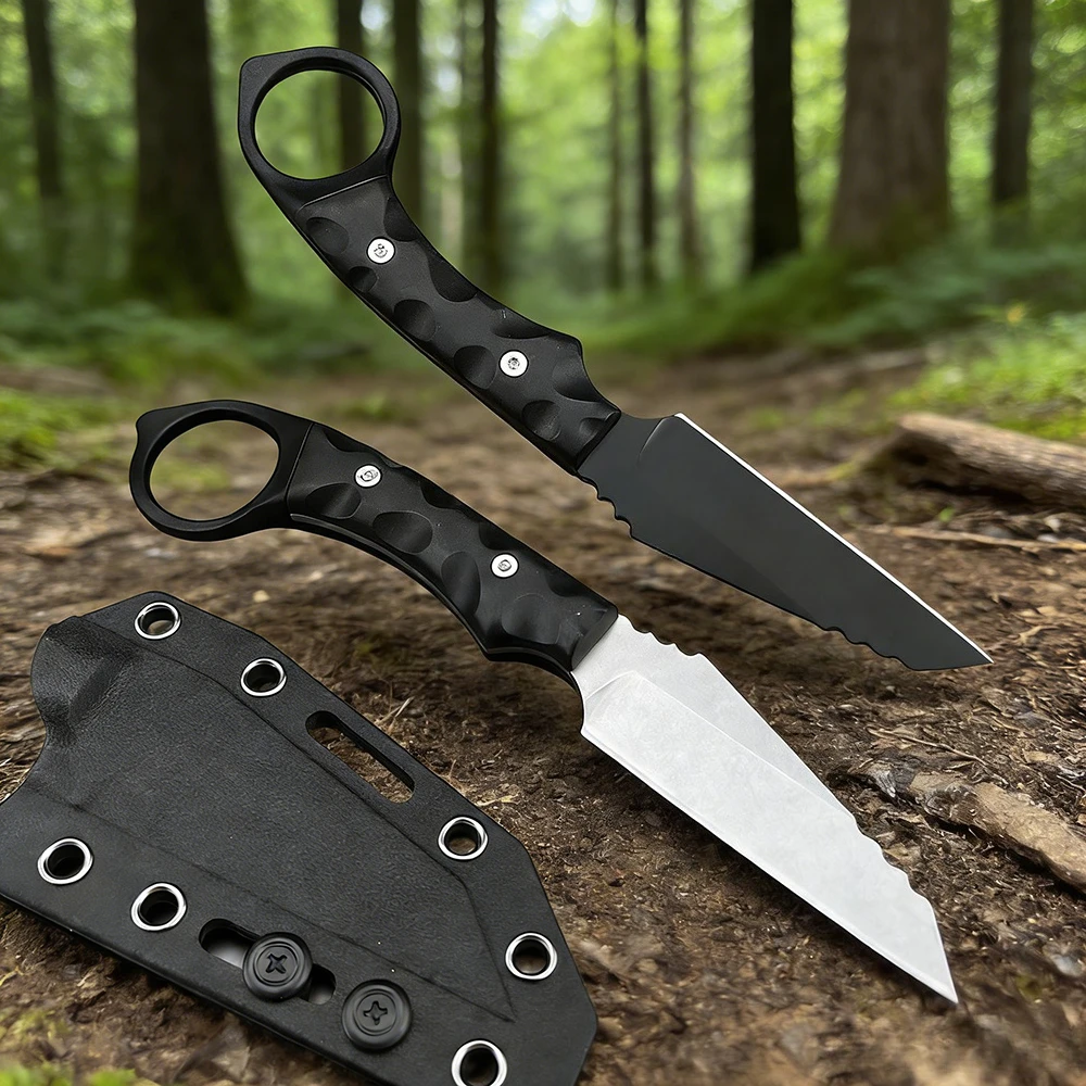 

Тактический уличный универсальный прямой нож 7Cr13Mov, лезвие, дикая природа, приключение, выживание, кемпинг, портативный нож, ручка из нейлонового волокна