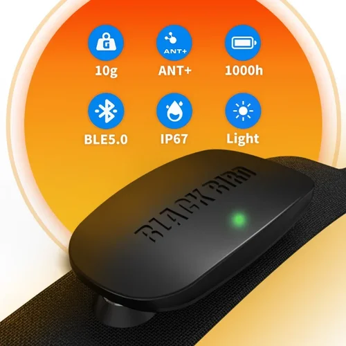 Imagen 2 del producto Black Bird Sensor de cadencia de frecuencia cardíaca Velocímetro de velocidad ANT + Bluetooth 5.0 Compatible con computadora de bicicleta Garmin IGP Bryton