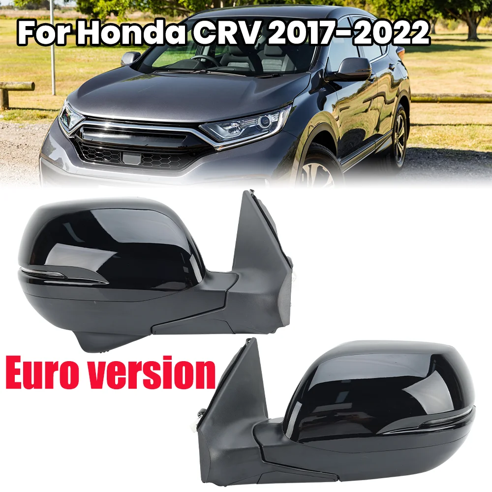 

Зеркало заднего вида в сборе для Honda CRV 2017 2018 2019-2022, европейская версия, складное с камерой, боковое зеркало, автомобильные аксессуары