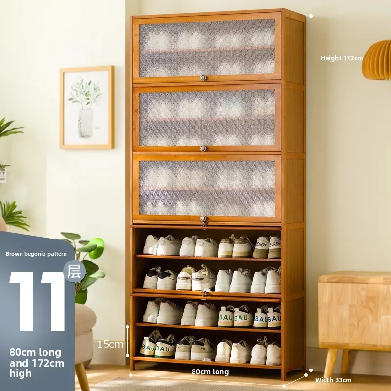 Minimalist Shoe Cabinet, Shoe Rack at the Door of the Home, Simple Storage, Space-saving and Economical Storage Rack