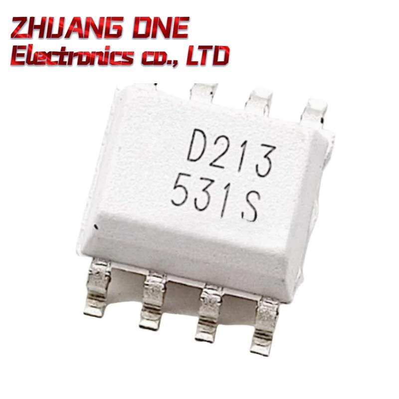 Circuito integrado blanco MOCD213 D213 / MOCD217 D217 SOP-8, 10 piezas, nuevo