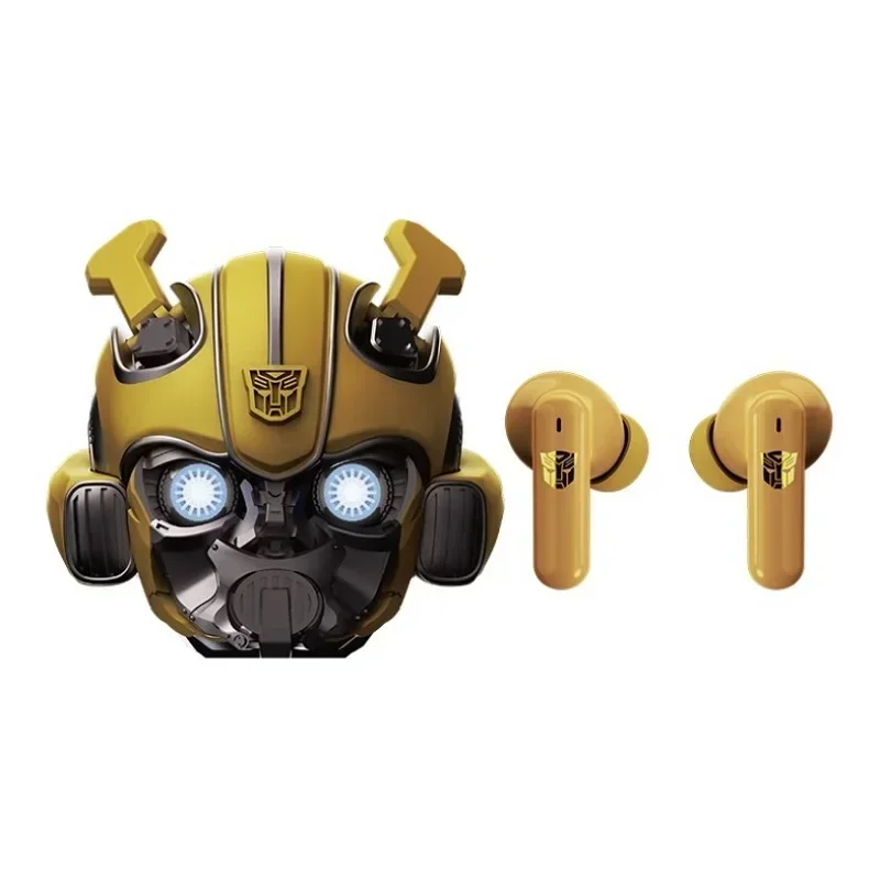 Transformers Earbuds Bumblebee H1 Headphones Noise Cancelling Earphone Bluetooth High Quality Alloy Headsets Decompression Toys