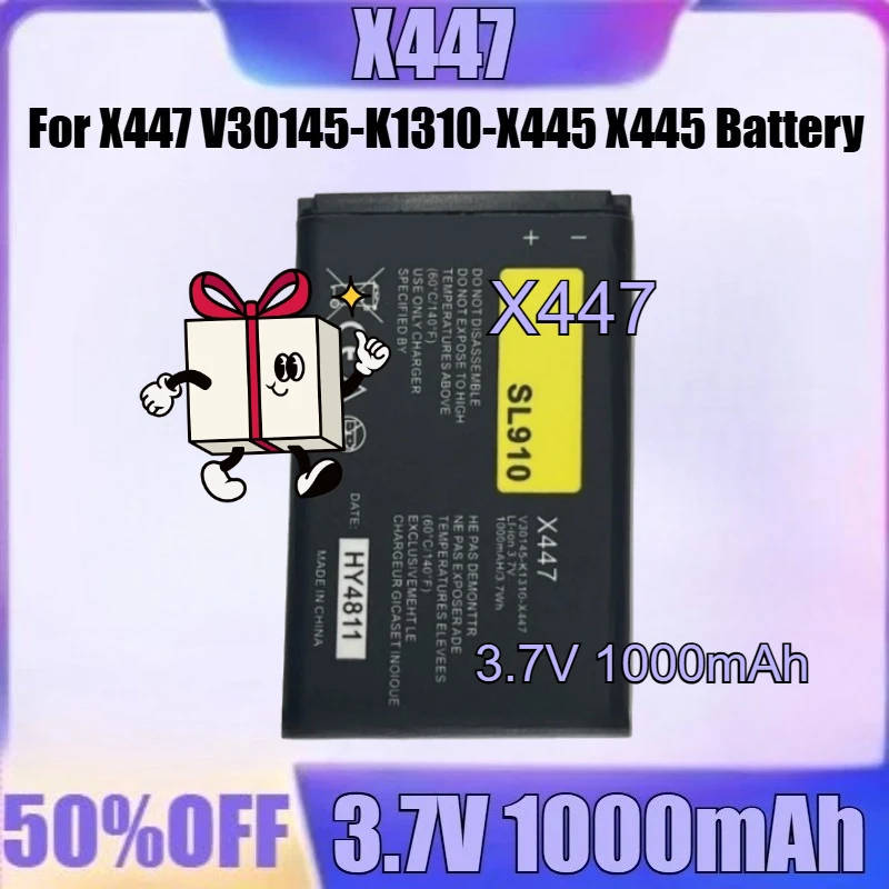 

FOR X447 V30145-K1310-X445 X445 Battery NEW X447 3.7V 1000mAh High Quality Battery