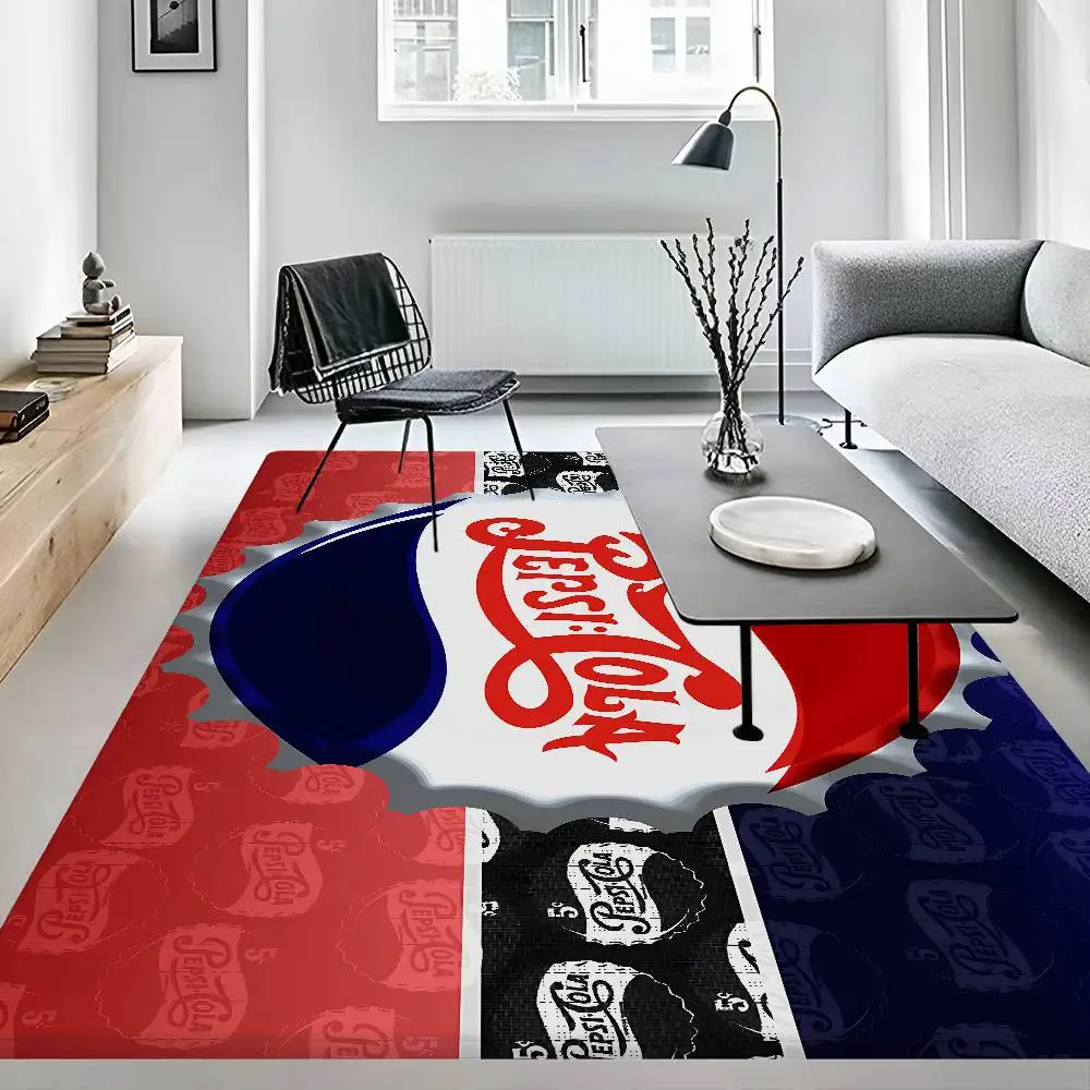 Alfombra antideslizante para puerta de P-pepsi-CC-cOla, estilo nórdico, para dormitorio, sala de estar, hogar, balcón