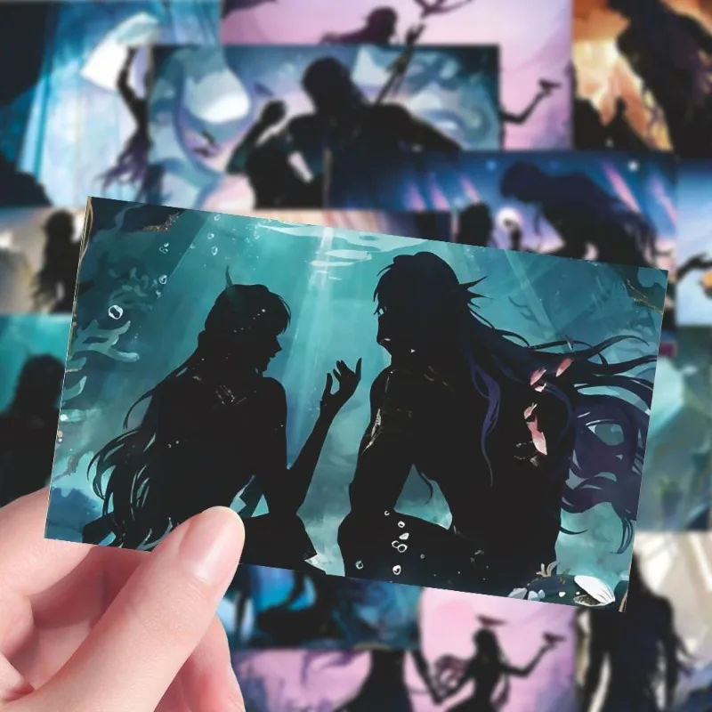 12Pc/Set Cartoon Love and Deepspace Ticket Double-Sided Bookmark Rafayel MO Qi Yu Forgotten City Quest Series Greeting Card Gift