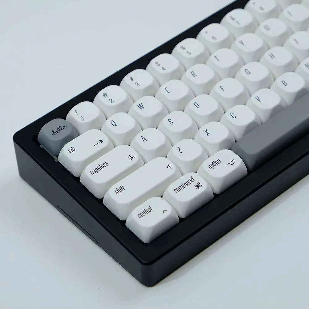1 Set MAC Keycap KOA Profile PBT Dye Sublimation Similar MOA Keycap For Keyboard Keychron Q2 K2 Anne GH60 GK64 Poker 96
