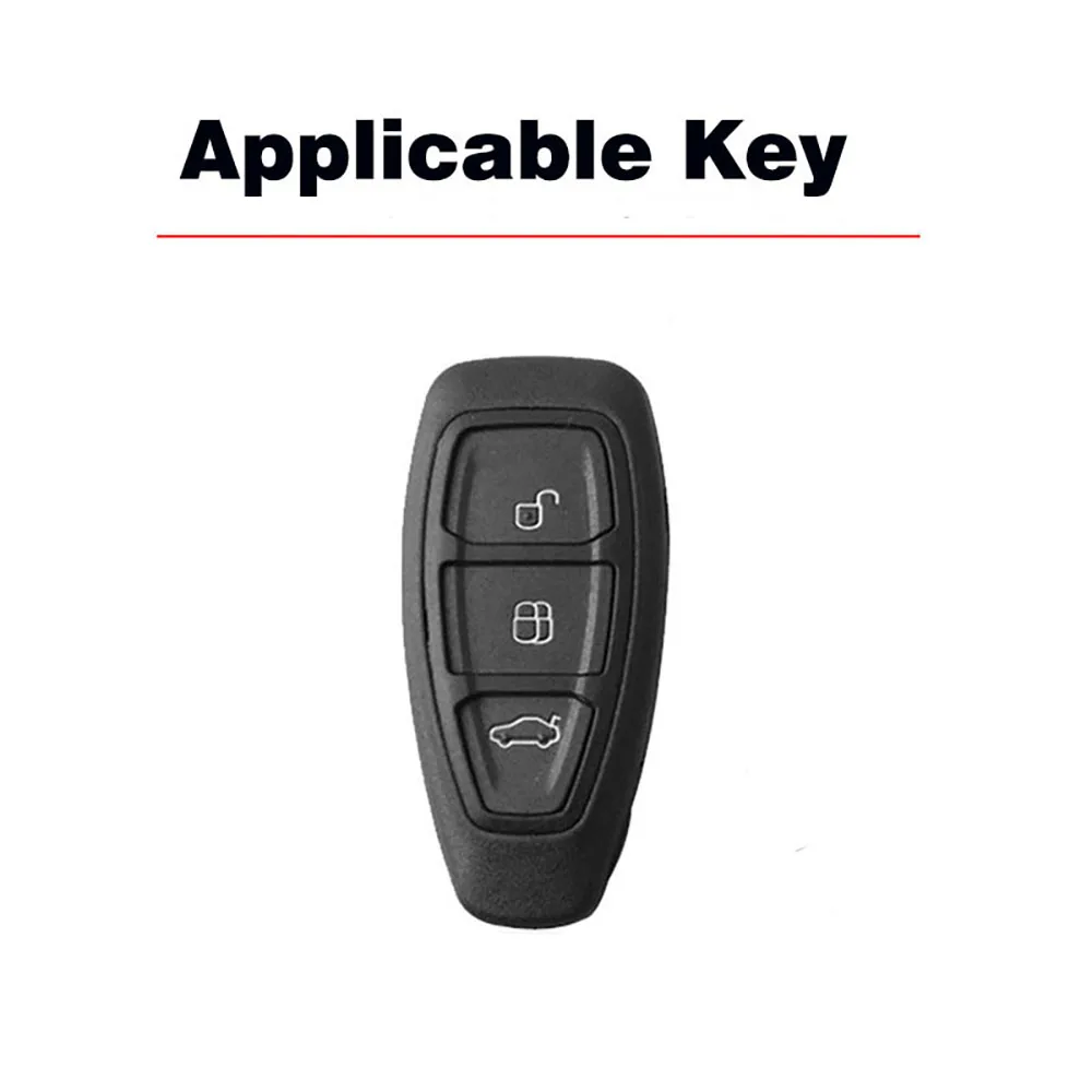 Soft TPU Full Cover Car Key Case for Ford Focus 3 4 ST Mondeo MK3 MK4 Fiesta Fusion Kuga 2013 2014 2015 2017 Keychain