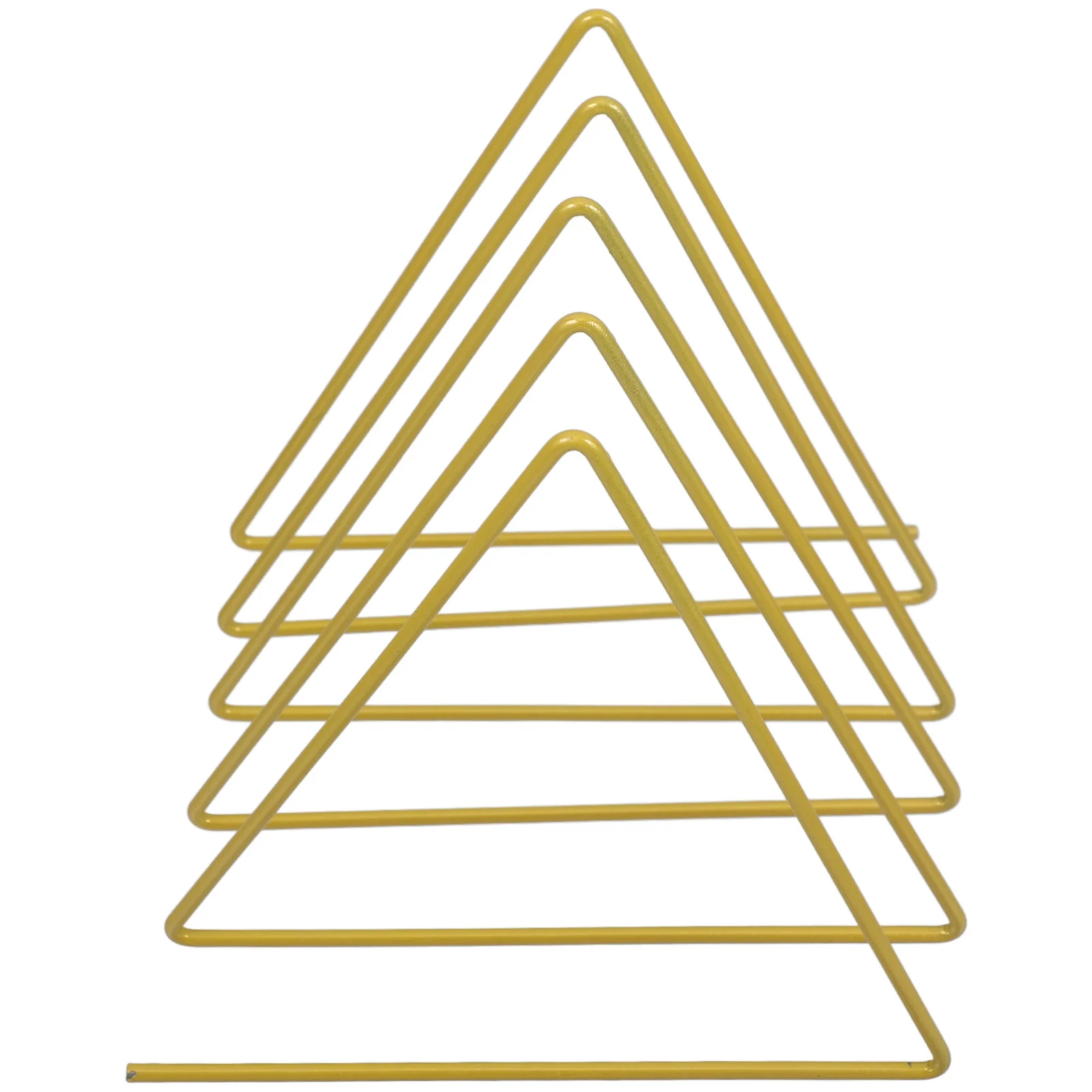 Triângulo estante organizador de metal desktop arquivo titular para escritório escola uso doméstico elegante nordic acessórios mesa desordem livre