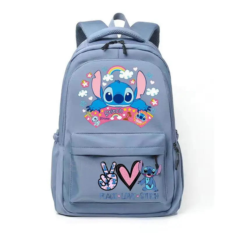 Lilo&Stitch Backpacks for Women Men College Cosplay School Bag 18inch Notebook Travel Laptop Teens Patchwork Computer Knapsack