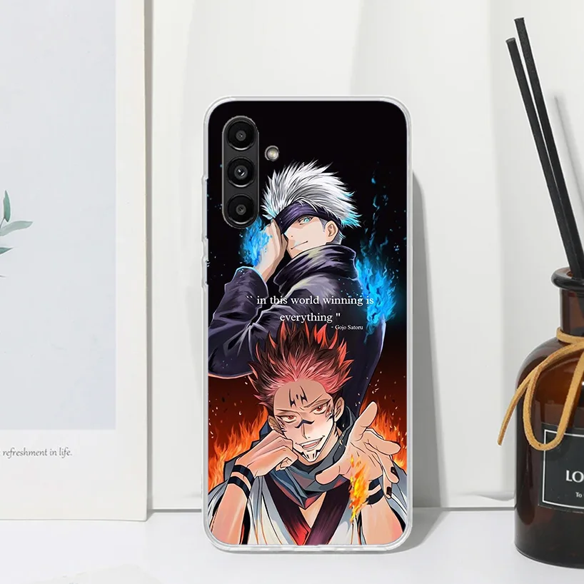 Hot Anime Jujusu-Kaisen Phone Case For Samsung Galaxy A15 A25 A35 A55 A14 A24 A34 A54 A13 A23 A33 A53 A12 A22 A32 A52 A05S A04S