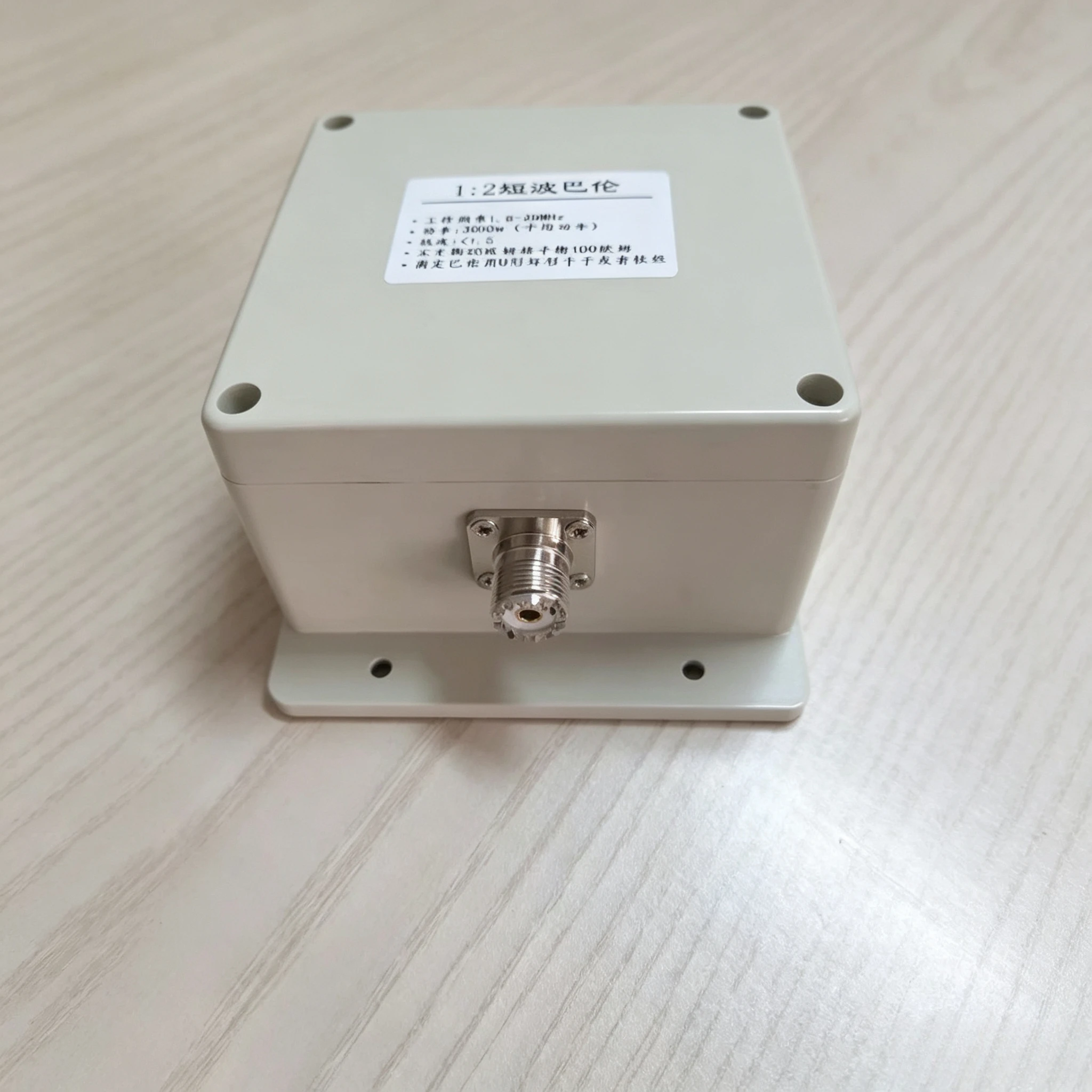 1：2 Balun 3000W Average Power Shortwave Antenna Balun 50 Ohm To 100 Ohm Impedance Transformer M Female Connector