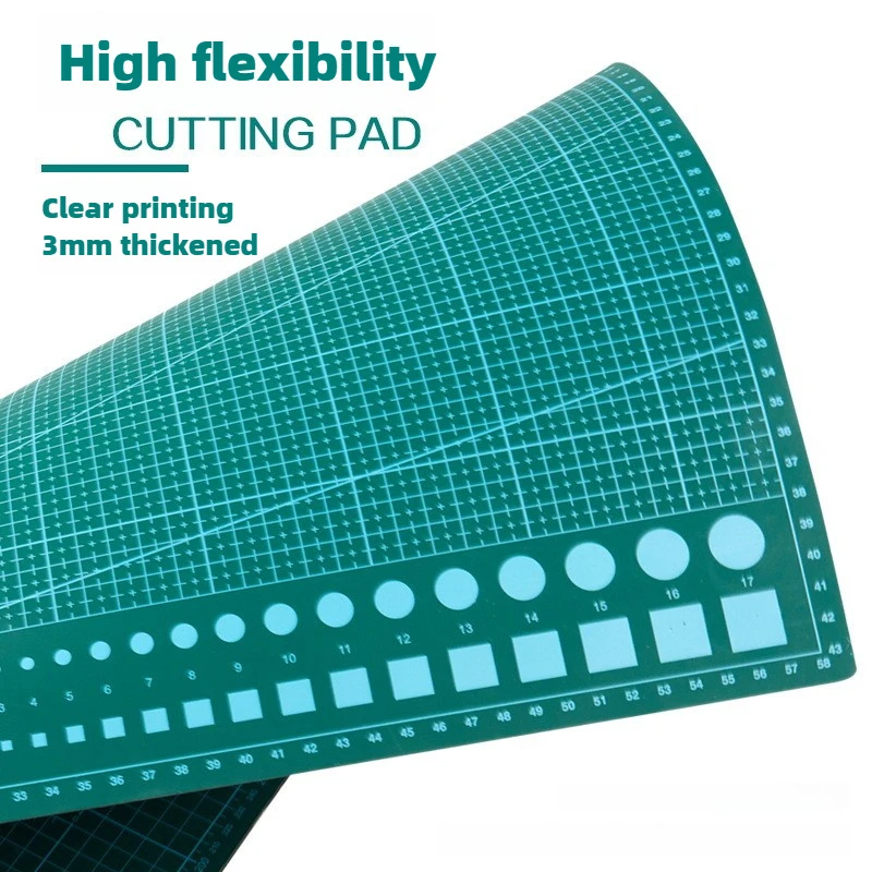 A4 Cutting Mat Workbench Patchwork Cut Pad Sewing Manual DIY Knife Engraving Leather Cutting Board Side Underlay - view 3