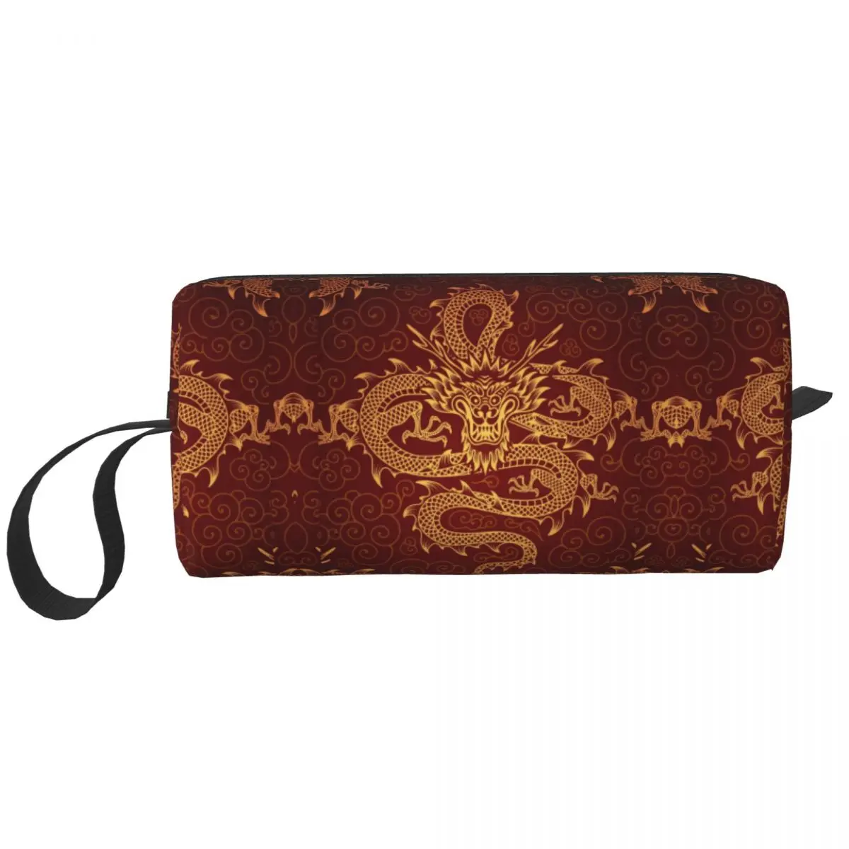 

Travel Dragon Totem Asian Style Toiletry Bag Fashion Chinese Oriental Mythical Cosmetic Makeup for Beauty Storage Dopp Kit Case