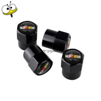 Car Accessories Tire Valve Stem Caps For Ralliart Logo For Mitsubishi Lancer 10 Pajero ASX Eclipse Colt Delica Galant L200 EVO