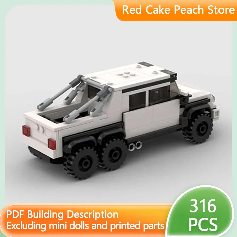 

Модель Speed Champion MOC, строительные кирпичи G63, верхний уровень, спортивный автомобиль, модульная технология, сборный детский костюм, игрушки, подарки, праздник