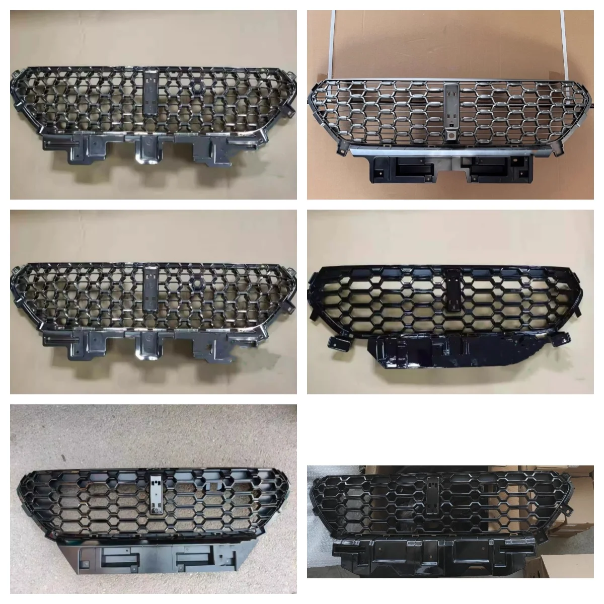 

Car Radiator grille for Great Wall GWM WEY VV5 VV6 VV7 17-21 gloss balck Net grey Mesh