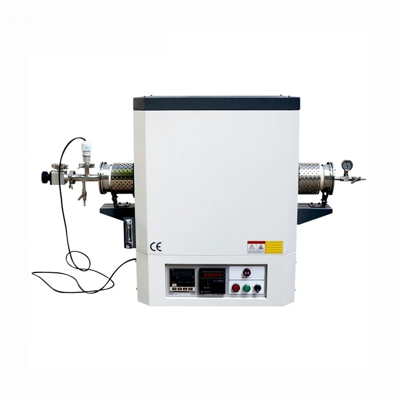 1400 Degree Horizontal Tube Laboratory High Temperature Vacuum Nitrogen Argon Hydrogen Atmosphere Muffle Furnace