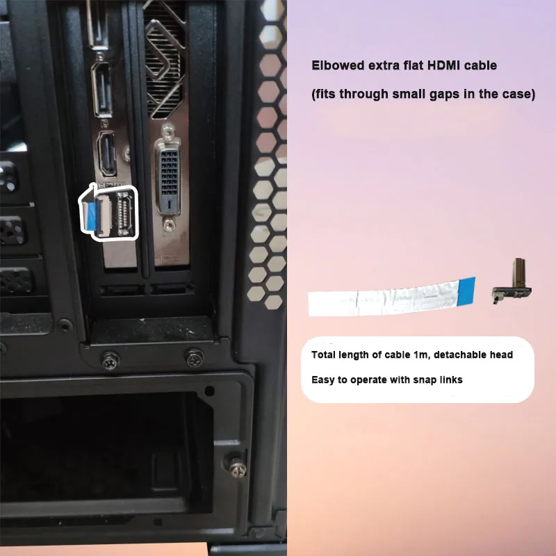 1080P/4K DP to HDMI Adapter Connector,MINI.HDMI cable,USB 2.0 Motherboard 9pin 1 in 2 Splitter,DIY Computer Accessries