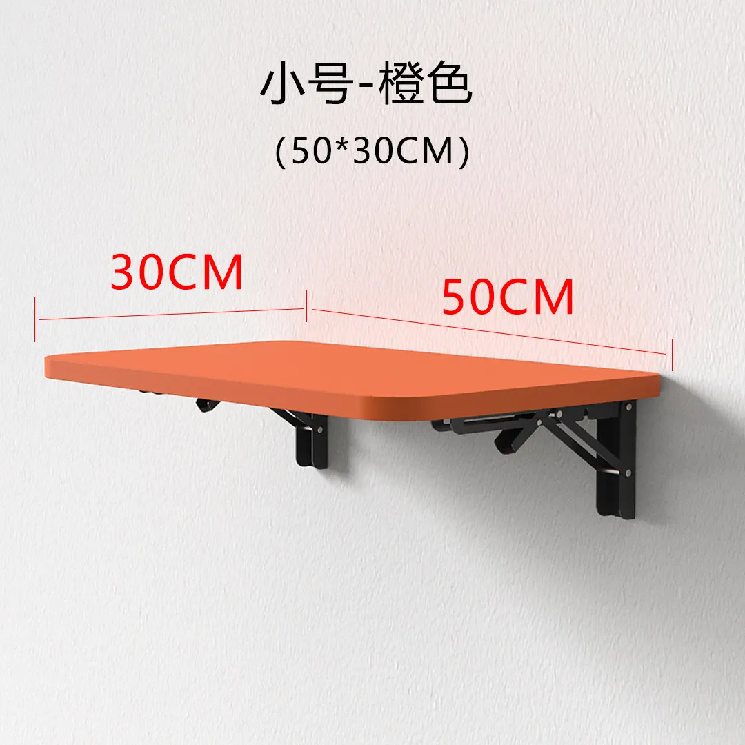 Wandgemonteerd bureau Opklapbare houten planktafel voor kleine appartementen Ruimtebesparend computerbureau Minimalistisch wandbureau voor thuiskantoor - afbeelding 1