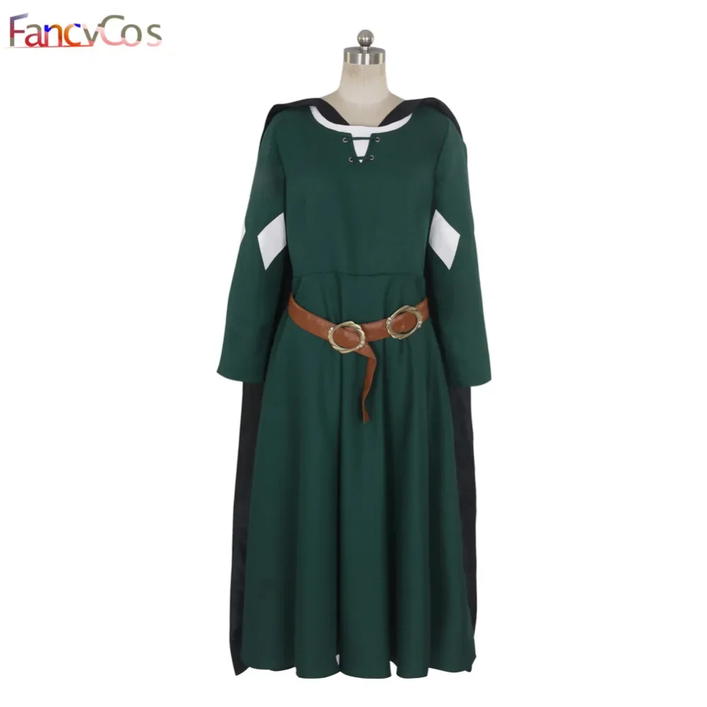 The Chronicles of Narnia Susan Cosplay Costume Party Dress Dark Green Skirt Plus Size Custom Made Halloween Carvinal