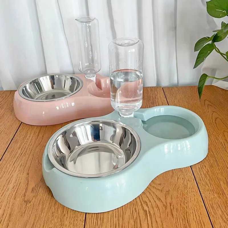 

Автоматическая миска-диспенсер для воды для кошек и собак 2-в-1 с функцией циркуляции воды, нескользящая, из прочного пластика, зоотовары