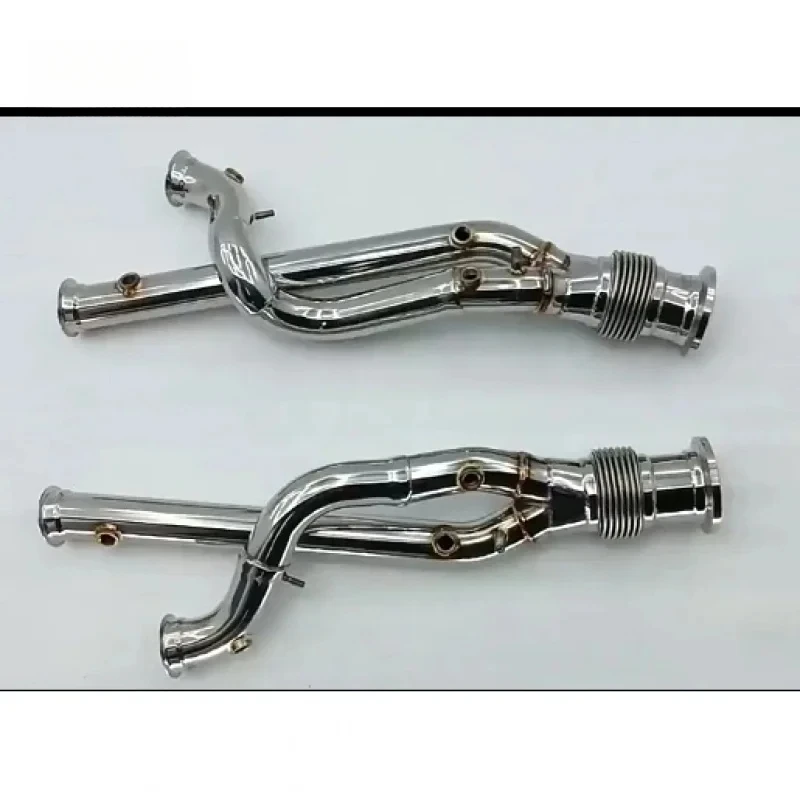 High quality Exhaust Pipes branch downpipe for Lamborghini Aventador SVJ automobile Exhaust Modification system