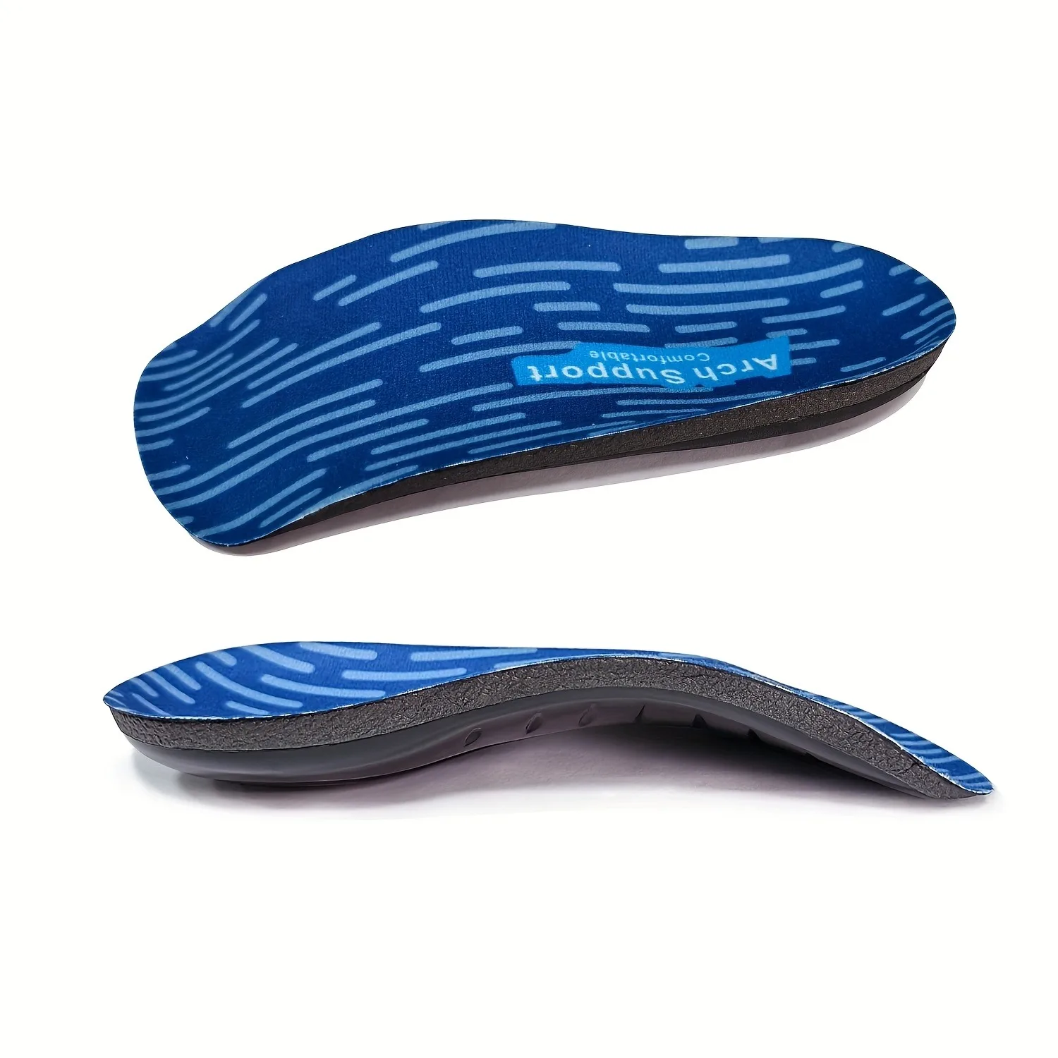 New Arch Support Insoles Flat Arch Support Half Cushion EVA Sports Shoe Insole Men Women Running Elastic Insoles Size 35-45