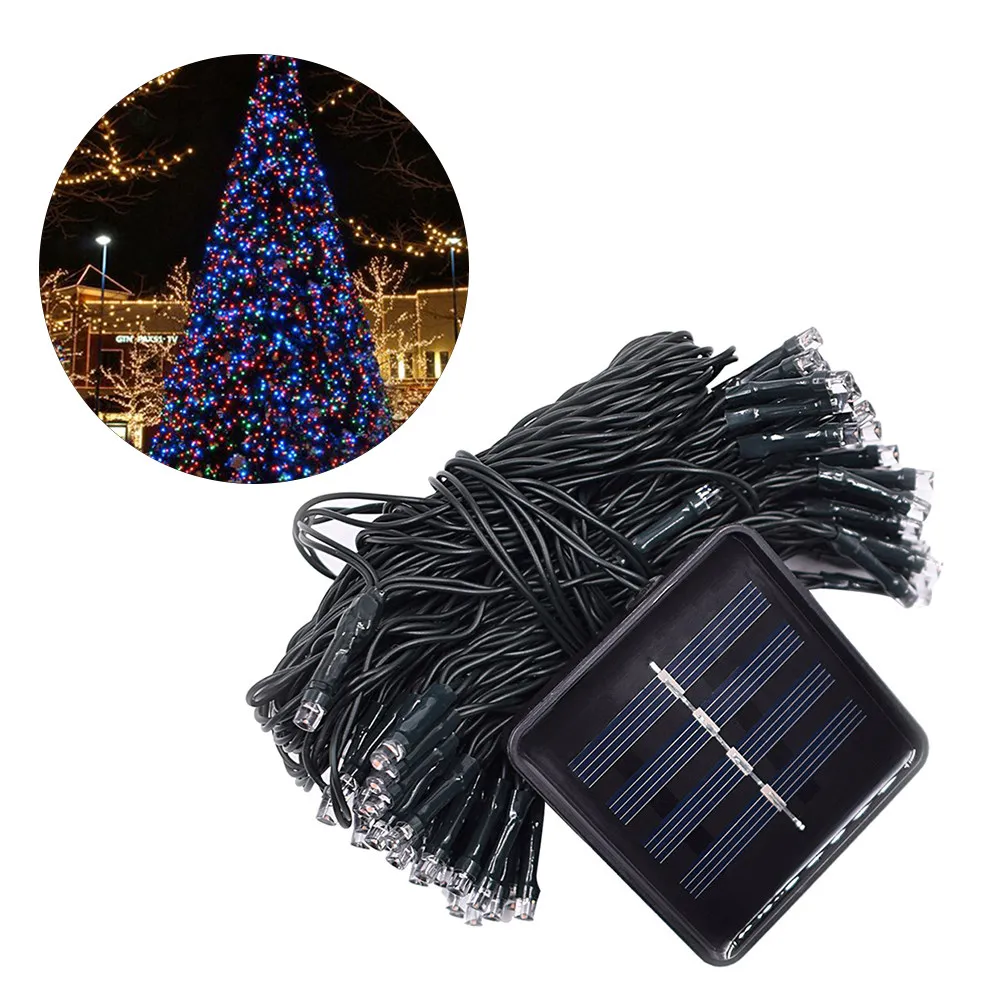 

Солнечные светодиодные гирлянды, водонепроницаемые, для наружного декоративного освещения дома, сада, деревьев, бассейнов, зонтов, бистро, пергол, праздников