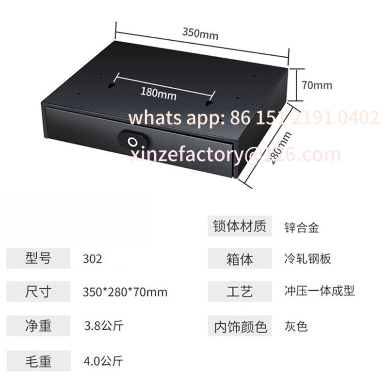 تخصيص الشتاء الذكية أعلى بصمة خزانة بأدراج مكتب منزلي صغير صغير مخفي انتعاش درج بلوتوث