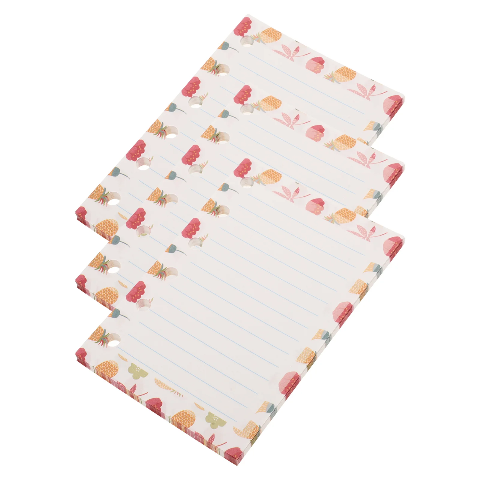 دفتر ملاحظات ورقي فضفاض مكون من 3 قطع من BUTIFULSIC للمدرسة والمنزل والمكتب والفصول الدراسية وإمدادات قرطاسية بسيطة وفعالة